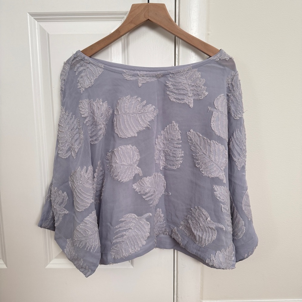 Aritzia Wilfred Blayze Blouse Lilac XXS